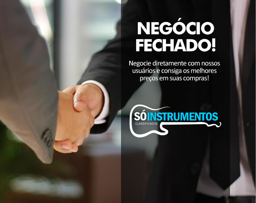 Anuncie grátis no Só Instrumentos: o classificado online com foco 100% em instrumentos musicais usados, novos e seminovos!
